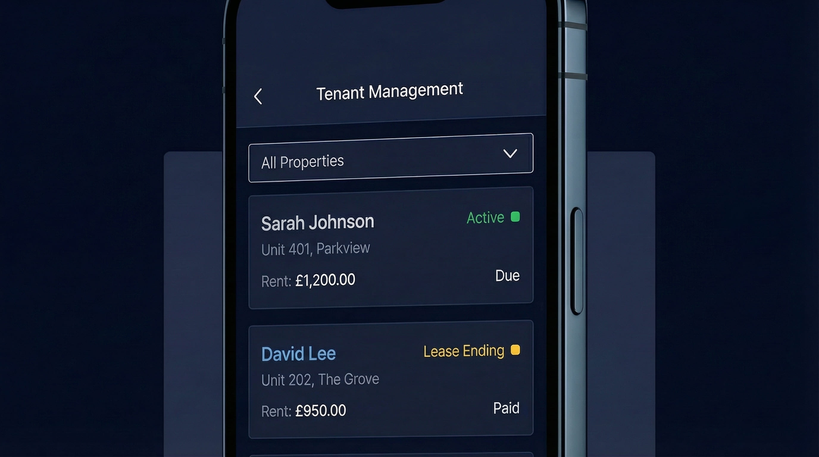 Tenant management services